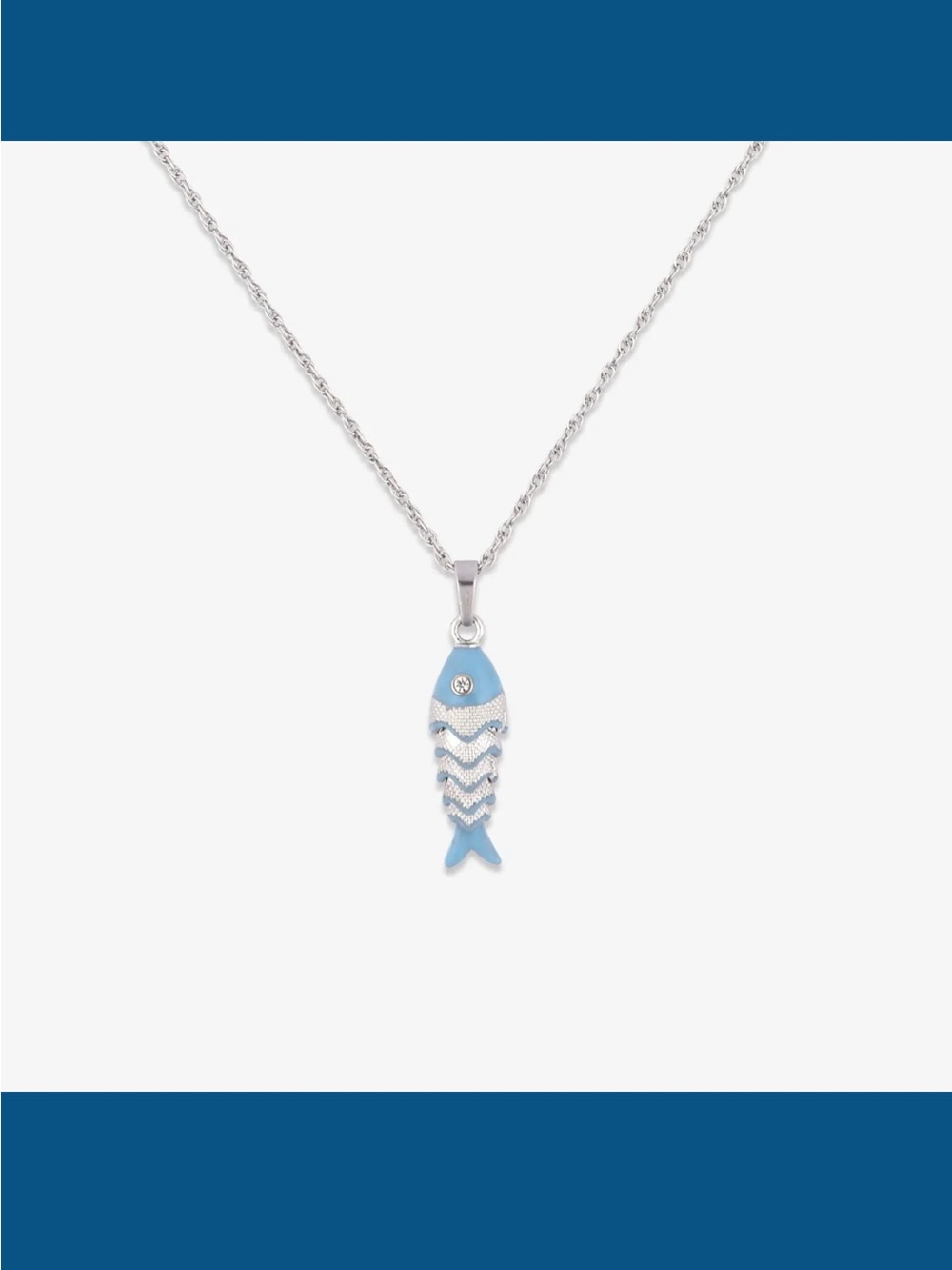 PURA VIDA KOI FISH PENDANT NECKLACE SILVER